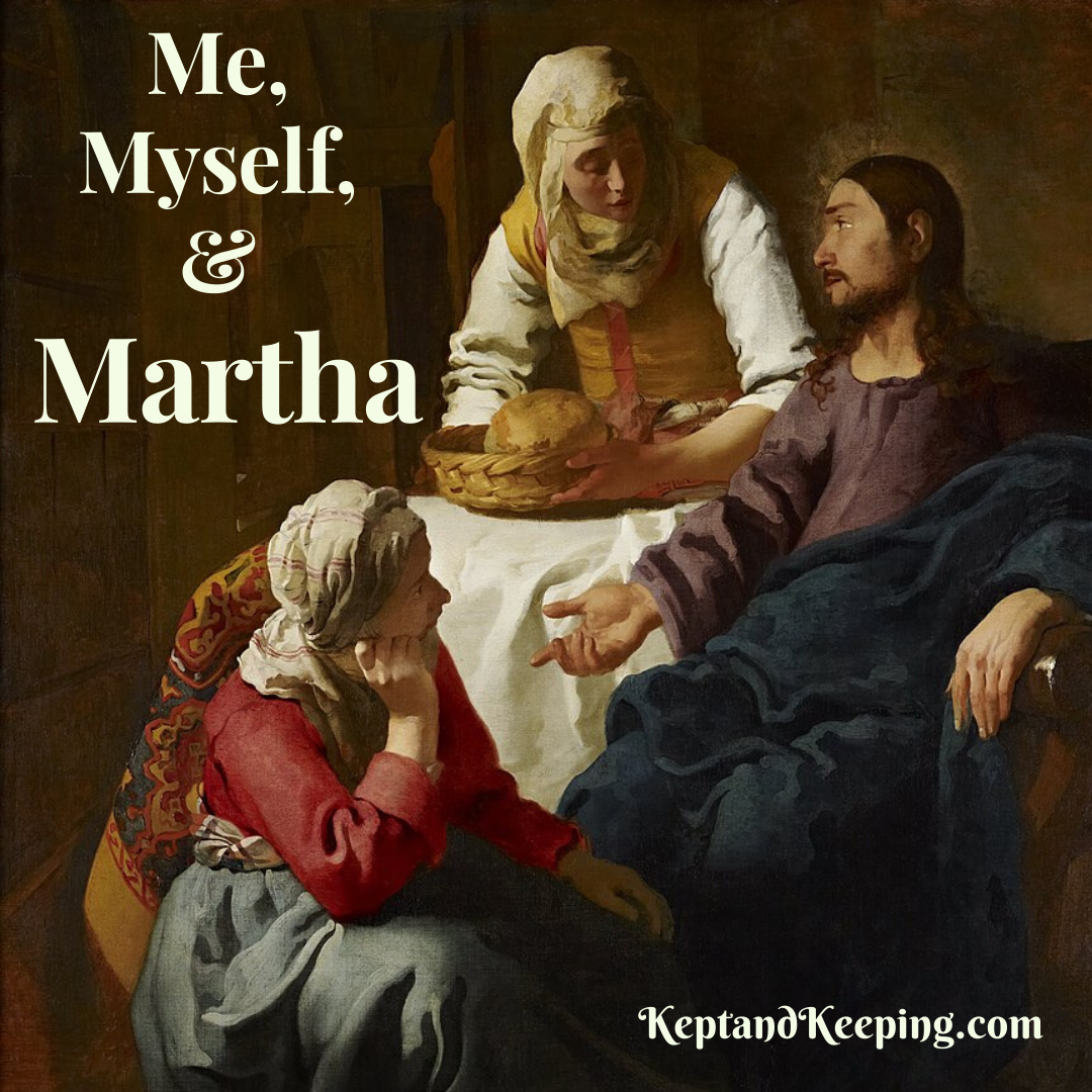 Martha Jesus Mary heart motherhood